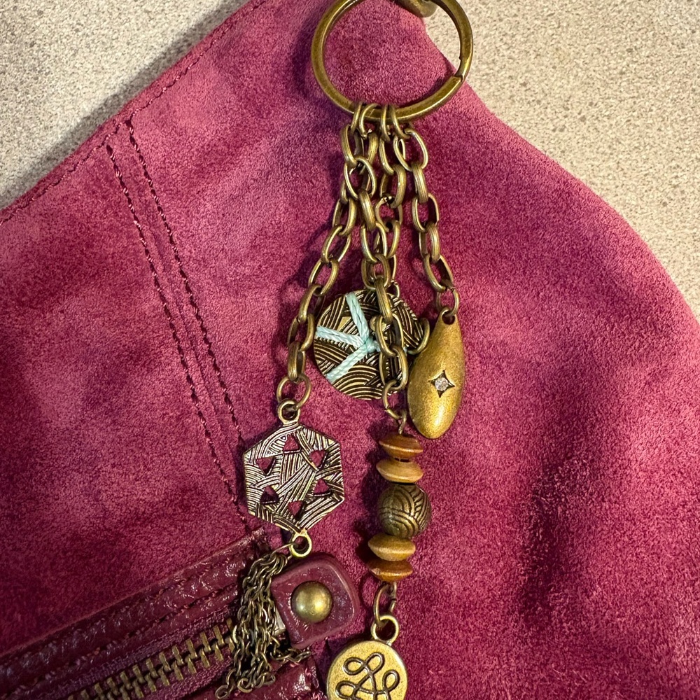 Purple Suede “The Sak” Shoulder Bag - Picture 7 of 8